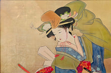 Load image into Gallery viewer, Lacquer Painting on Wood – "Early Summer Rain" Wall Art | Handmade Wood Panel Decor