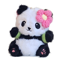 Load image into Gallery viewer, Picnic Bamboo Shoot Panda Plush Doll Pendant Keychain 2